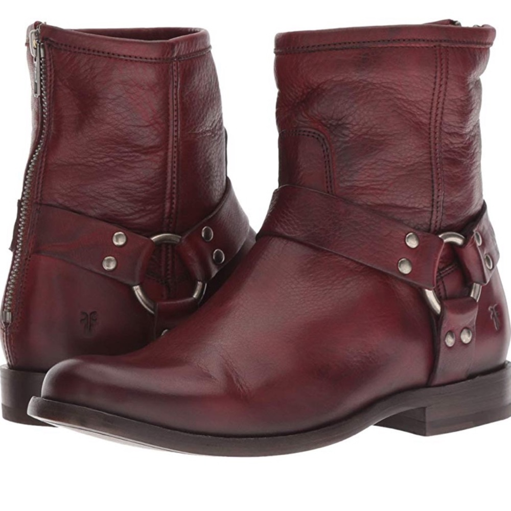 Frye Phillip harness boots short